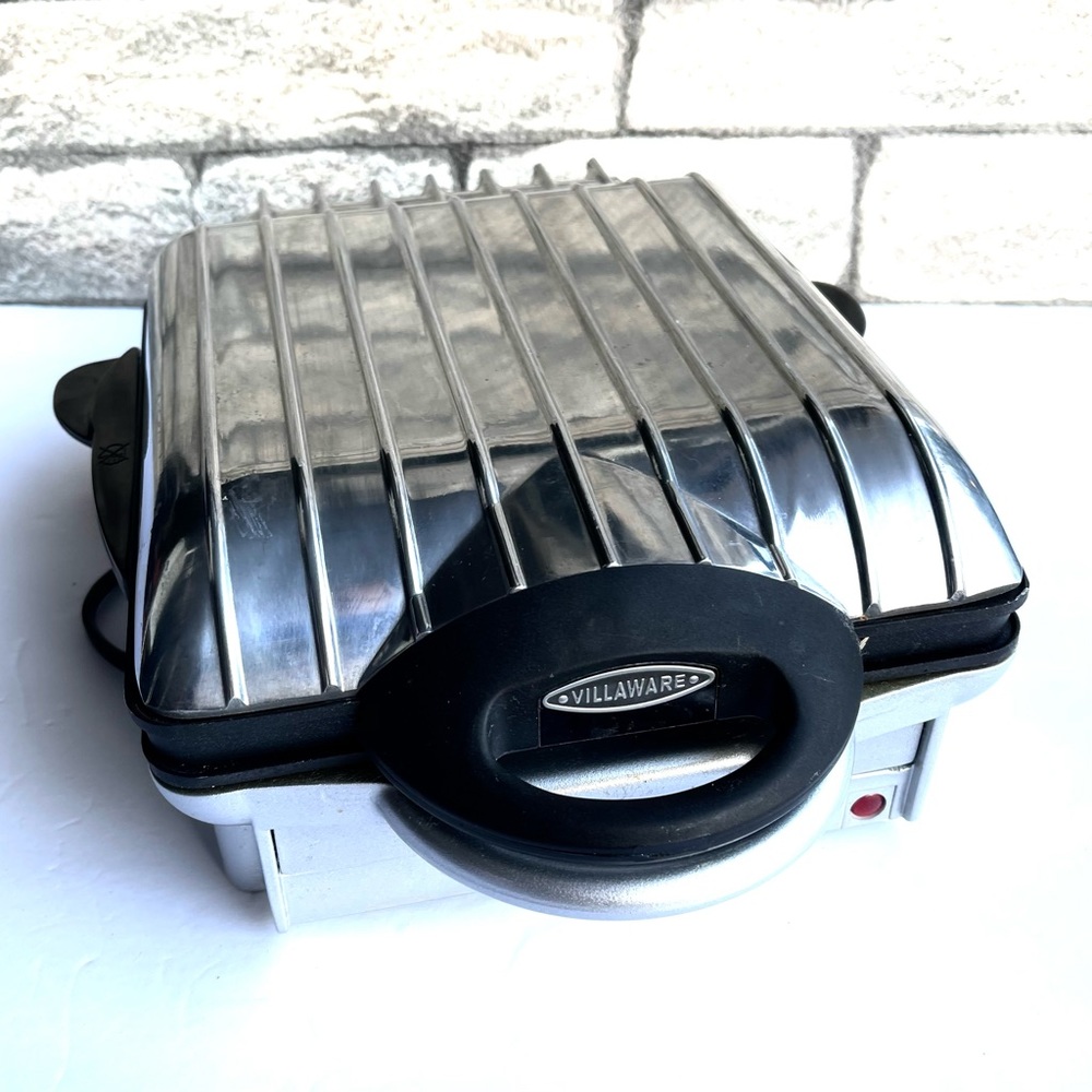 VillaWare UNO 2020 Indoor Grill Vintage VTG Chrome